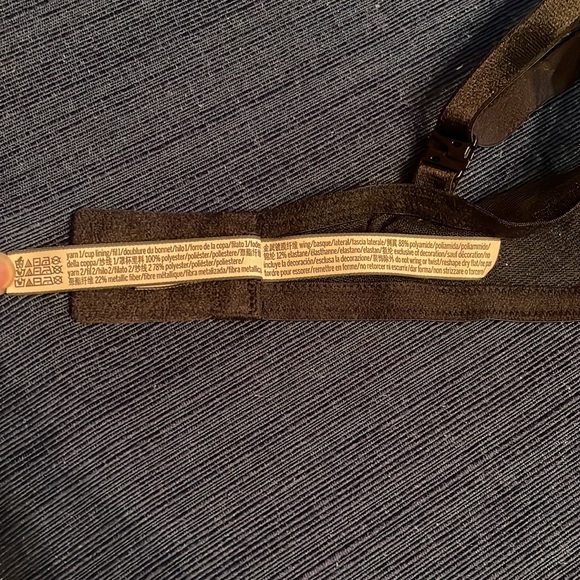 NWOT Victorias Secret 38D Star Pattern Push up bra adj straps with crossback - Picture 6 of 9